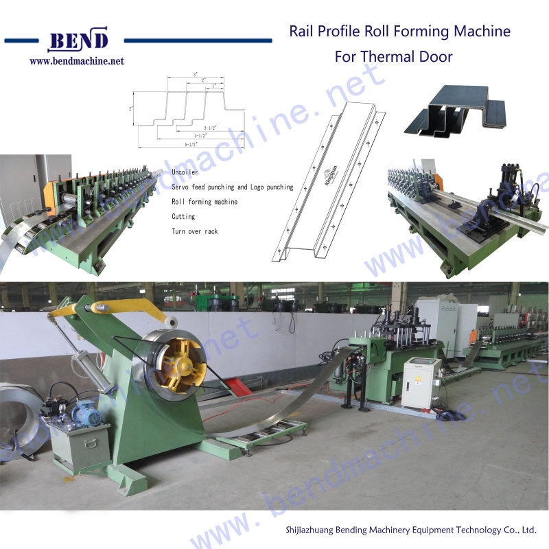 Rail Profile Roll Forming Machine For Thermal Door